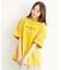 WIDE S/S TEE SLANTED STENCIL