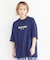 WIDE S/S TEE SLANTED STENCIL
