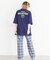 WIDE S/S TEE SLANTED STENCIL