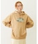 OVAL LOGO WIDE HOODIE SWEAT