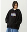 OVAL LOGO WIDE HOODIE SWEAT