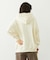 OVAL LOGO WIDE HOODIE SWEAT
