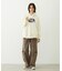 OVAL LOGO WIDE HOODIE SWEAT