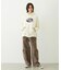 OVAL LOGO WIDE HOODIE SWEAT