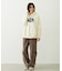 OVAL LOGO WIDE HOODIE SWEAT
