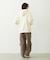OVAL LOGO WIDE HOODIE SWEAT
