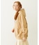 OVAL LOGO WIDE HOODIE SWEAT