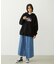 OVAL LOGO WIDE HOODIE SWEAT