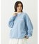 STARS AND LOGO WIDE CREW SWEAT