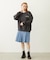 STARS AND LOGO WIDE CREW SWEAT