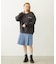 STARS AND LOGO WIDE CREW SWEAT