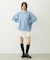 STARS AND LOGO WIDE CREW SWEAT