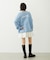 STARS AND LOGO WIDE CREW SWEAT