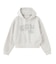 STITCHED LOGO SHORT HOODIE