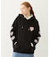 MELTY HEART WIDE HOODIE SWEAT