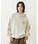 MELTY HEART WIDE HOODIE SWEAT