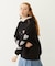 MELTY HEART WIDE HOODIE SWEAT