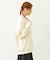 MILKFED. PLAID LOGO WIDE CREW SWEAT