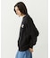 MILKFED. PLAID LOGO WIDE CREW SWEAT