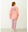 MILKFED. PLAID LOGO WIDE CREW SWEAT