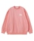 MILKFED. PLAID LOGO WIDE CREW SWEAT