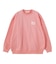 MILKFED. PLAID LOGO WIDE CREW SWEAT