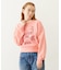 STITCHED HEART LOGO SHORT CREW SWEAT