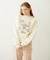 STITCHED HEART LOGO SHORT CREW SWEAT