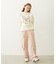 STITCHED HEART LOGO SHORT CREW SWEAT