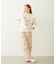 STITCHED HEART LOGO SHORT CREW SWEAT