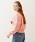 STITCHED HEART LOGO SHORT CREW SWEAT