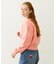 STITCHED HEART LOGO SHORT CREW SWEAT