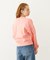 STITCHED HEART LOGO SHORT CREW SWEAT