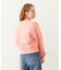 STITCHED HEART LOGO SHORT CREW SWEAT