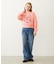 STITCHED HEART LOGO SHORT CREW SWEAT