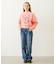 STITCHED HEART LOGO SHORT CREW SWEAT