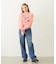 STITCHED HEART LOGO SHORT CREW SWEAT