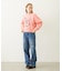 STITCHED HEART LOGO SHORT CREW SWEAT