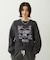 STITCHED HEART LOGO SHORT CREW SWEAT