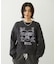 STITCHED HEART LOGO SHORT CREW SWEAT