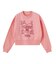 STITCHED HEART LOGO SHORT CREW SWEAT