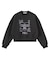 STITCHED HEART LOGO SHORT CREW SWEAT
