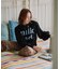 MILKFED LOGO KNIT TOP