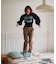MILKFED LOGO KNIT TOP