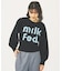MILKFED LOGO KNIT TOP