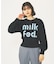 MILKFED LOGO KNIT TOP