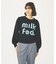 MILKFED LOGO KNIT TOP
