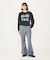MILKFED LOGO KNIT TOP