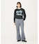 MILKFED LOGO KNIT TOP