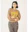 MILKFED LOGO KNIT TOP